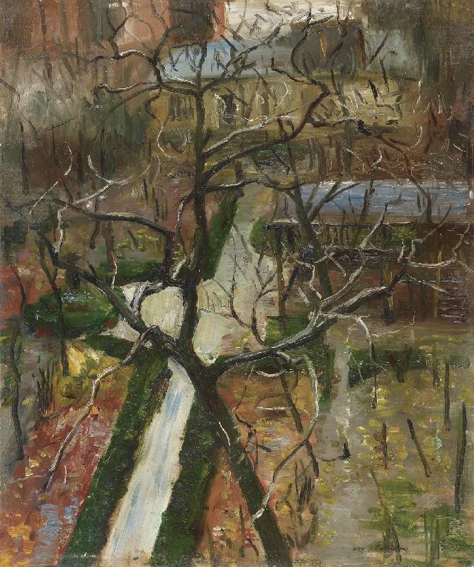 huariqueje:   View From the Berlin Studio, Lutzowstrabe   -   Lovis Corinth, n/d.