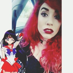 vampy lipstick + my bby rei.