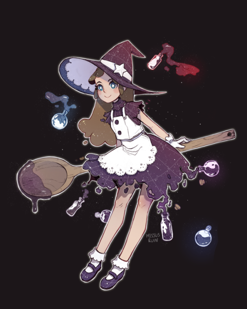 missusruin: Compilation post of all 10 witchsona commissions I did for last month. (•̀o•́)ง 