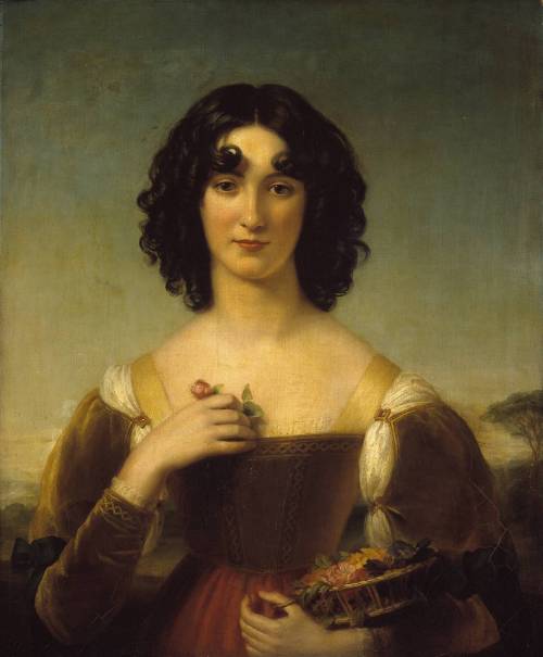 The Florentine Girl (The Artist’s Daughter), exhibited 1827. Henry Howard (English, 1769-1847). Oil 