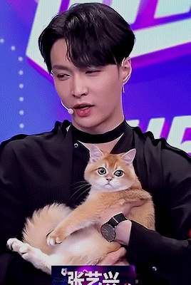 getlayd:yixing brought lulu and luobo to 818 super show