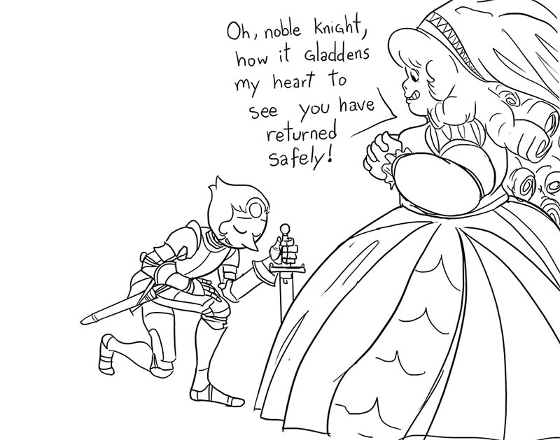 palezma: Chivalric romance tropes   Pearlrose (1) - Lions!