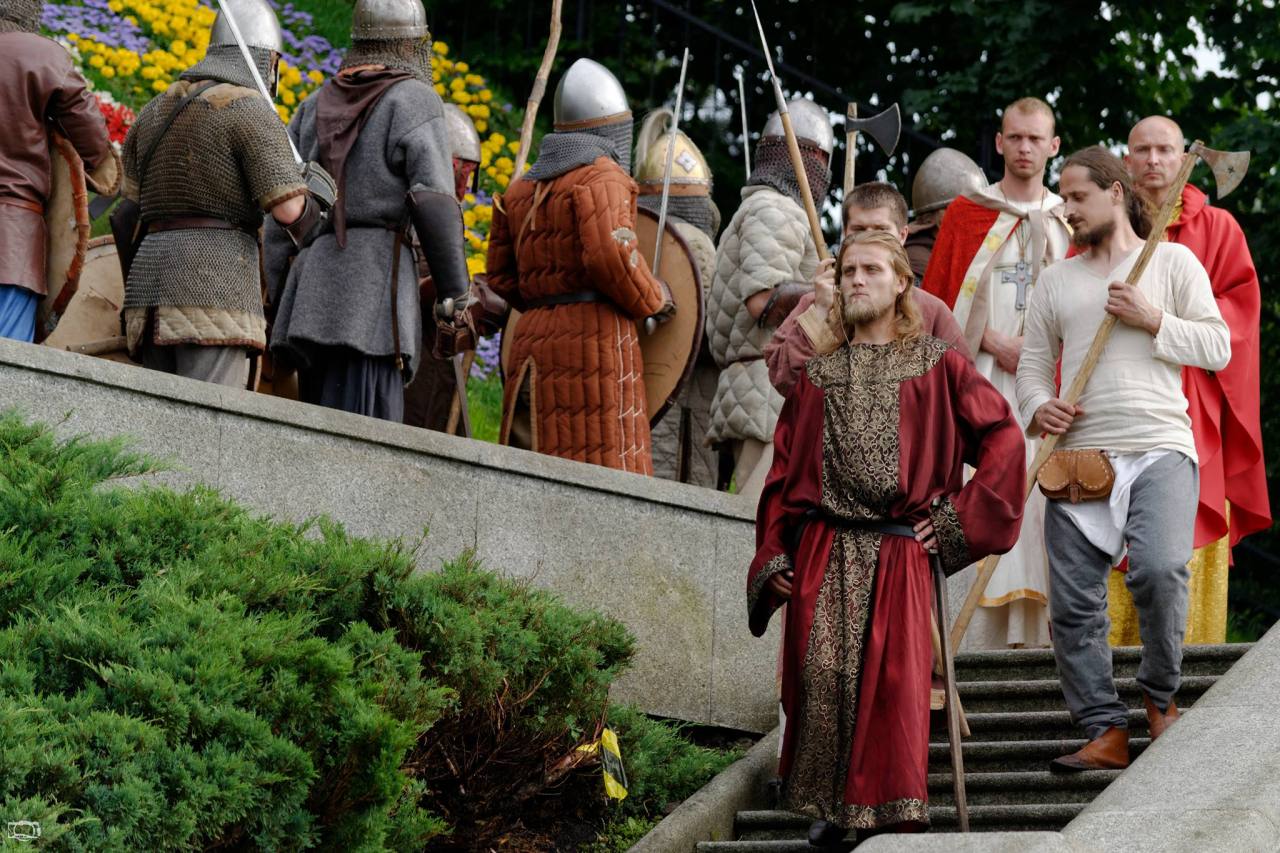 lamus-dworski:   Early medieval Slavs, and guests. Photos taken during an annual