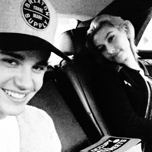 justin and hailey - december, 2014. 