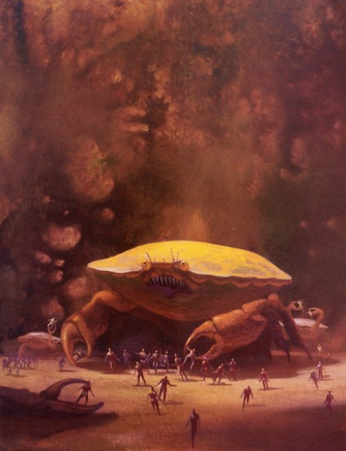 Artwork by Sci-Fi Illustrator Paul Lehr (1930-1998)