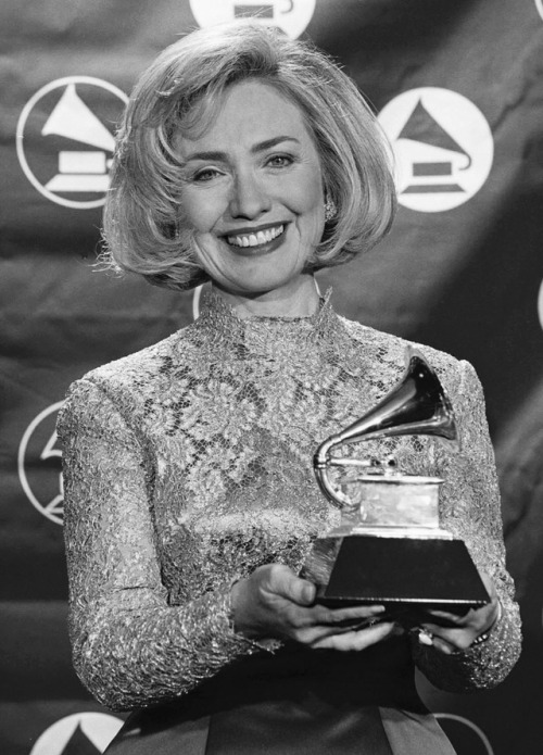 sometimes when i&rsquo;m sad, i remember that hillary clinton is a grammy award winner