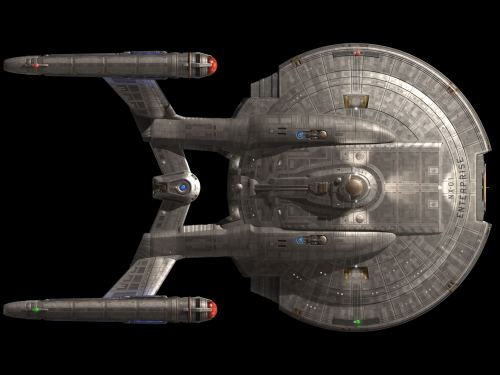 stra-tek:Enterprise NX-01 from Star Trek: Enterprise, designed by Doug Drexler.