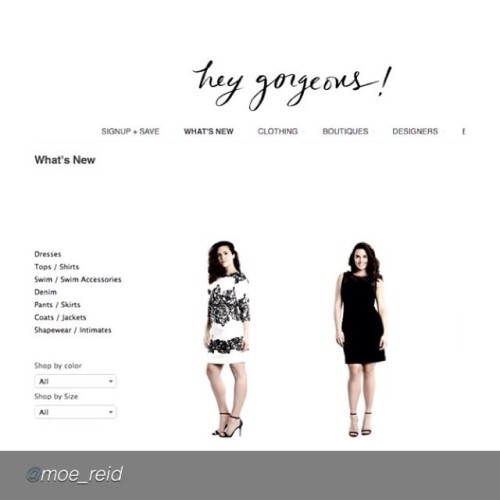 by @moe_reid “new @madisonplus @heygorgeousny site looks great! Thanks for being so great to work with guys! 💙!” via #fashion #newarrivals #shopitnow #teamcurvy #fashionforward #adriannapapell