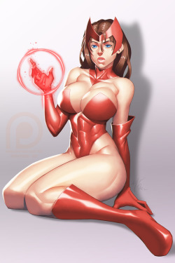 ryu62: SCARLET WITCH This got finished a