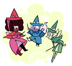 yamino:   My favorite trios of magic moms