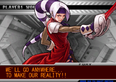 Bison2Winquote — - Iori Yagami, King of Fighters 2003