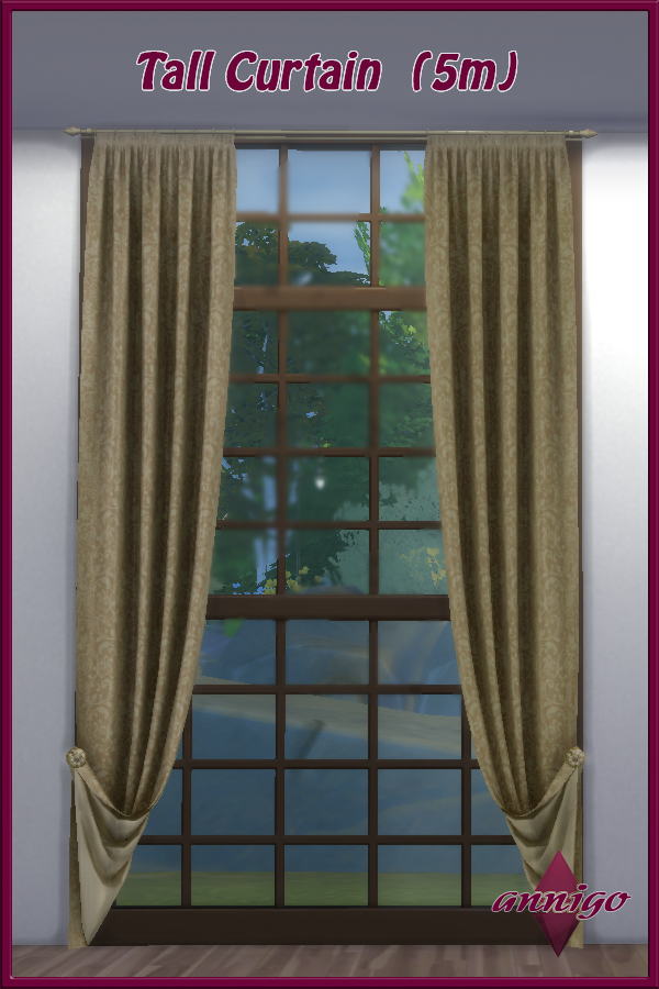 annigo's Sims4 World — Add On 1 to ‘Mix’n Match Curtain Set vol.1′