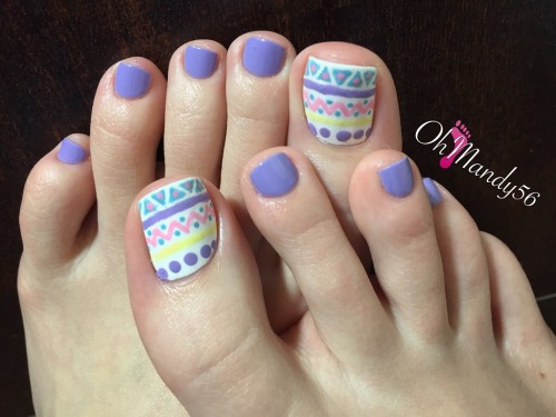 Easter egg toes!