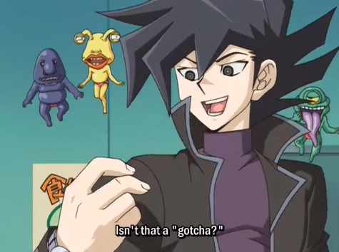 authoratmidnight:He’s doing Judai’s thing. And he gets momentarily flustered over it when he realize