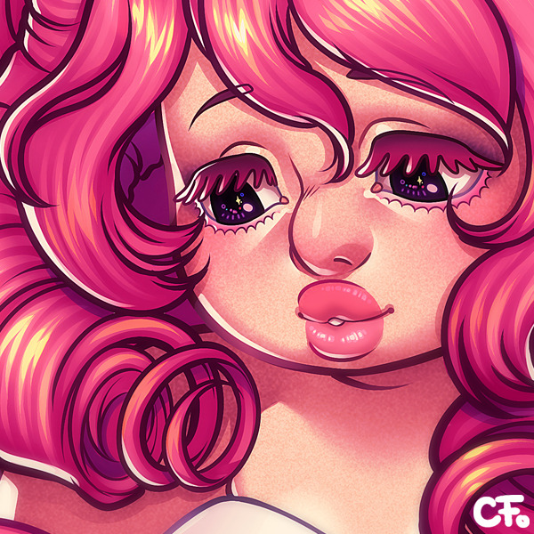 gunkiss:  Fat pink mama made of love and awesome AKA Rose QuartzDue requests, Prints,