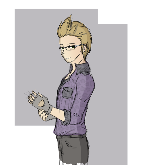 Have this rough sketch of Ignis I did while at an art jam that I may one day clean up and finalize (