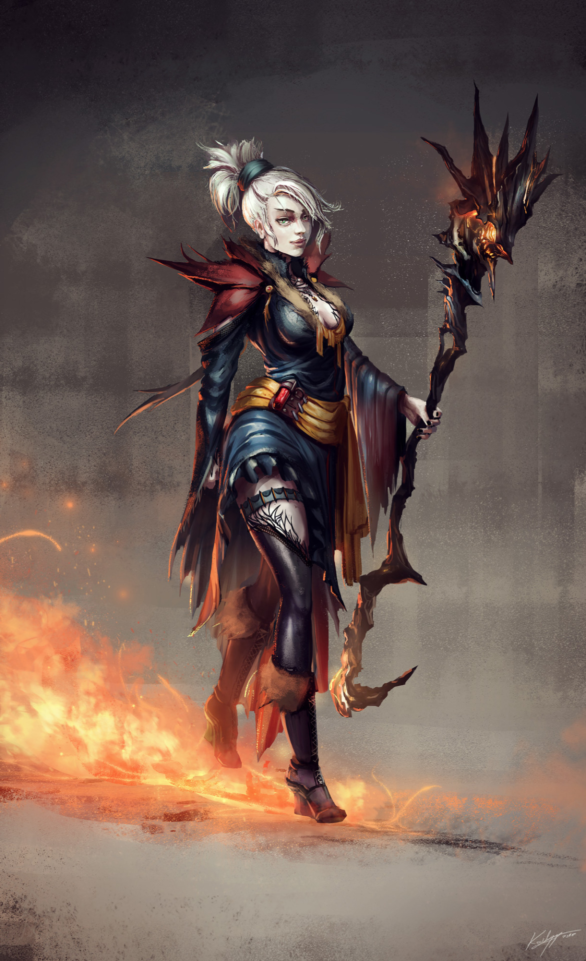 Fire witch by Kailyze 