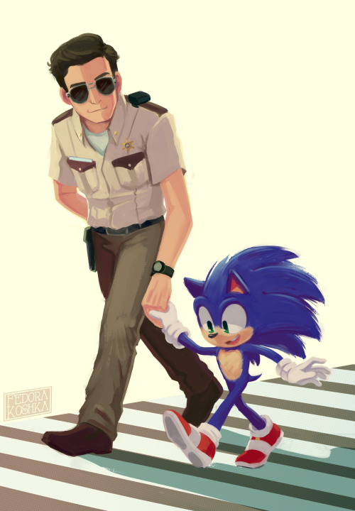 msbonnibelbubblegum: fedoragato: i still love this movie so much &lt;3 Sonic on his way to jail for 