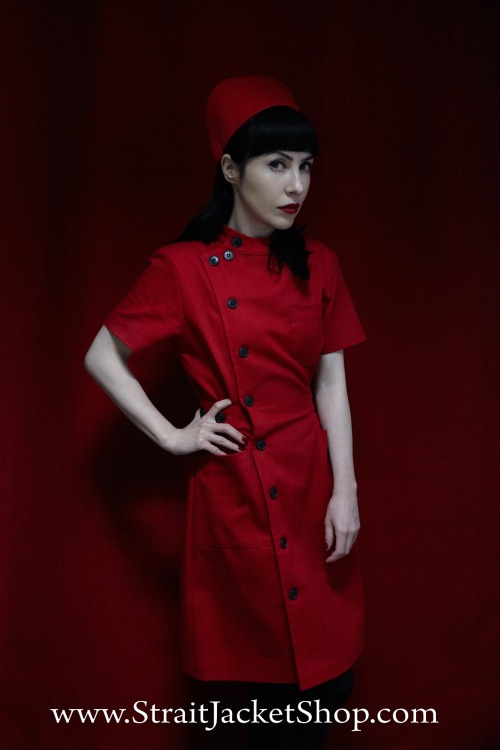 RED Strict Nurse Uniforms are now available in our shop!www.StraitJacketShop.com