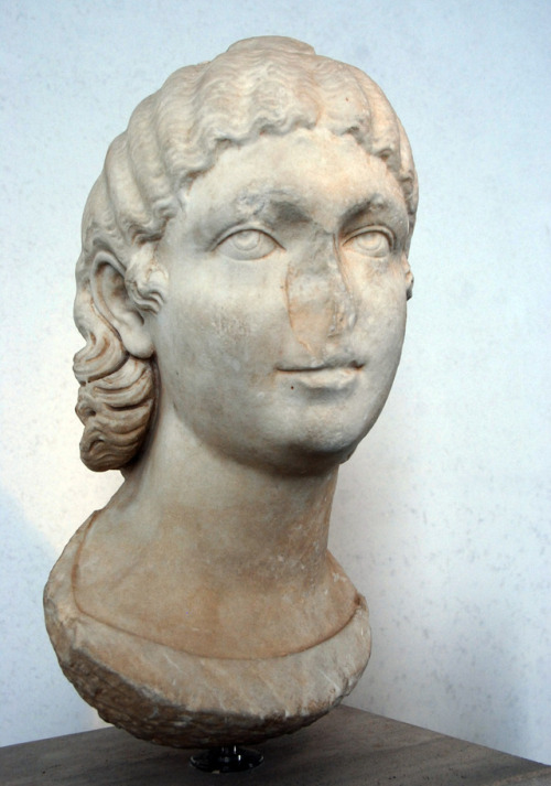 Empress Tranquillina (?), wife of emperor Gordian III. From Poggio Sommavilla. C. 250 AD. Marble. Mu