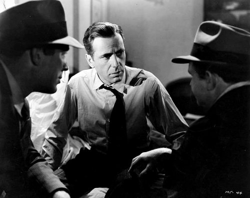 wehadfacesthen:Humphrey Bogart in The Maltese Falcon (John Huston, 1941)