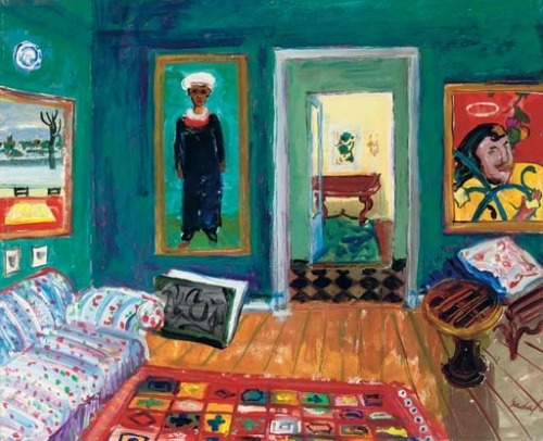 dappledwithshadow:  Carlos Nadal (1917 - 1998)see how many other artists/paintings you can pick out