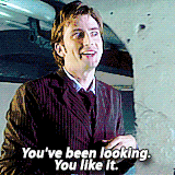 cooltennant:  Cassandra possessing the Doctor for mr-thickity-thick-thick (happy belated birthday lily!)