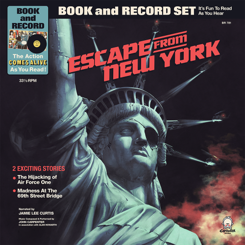 Aaron Lea created Escape from New York and The Thing designs in the style of vintage book and record