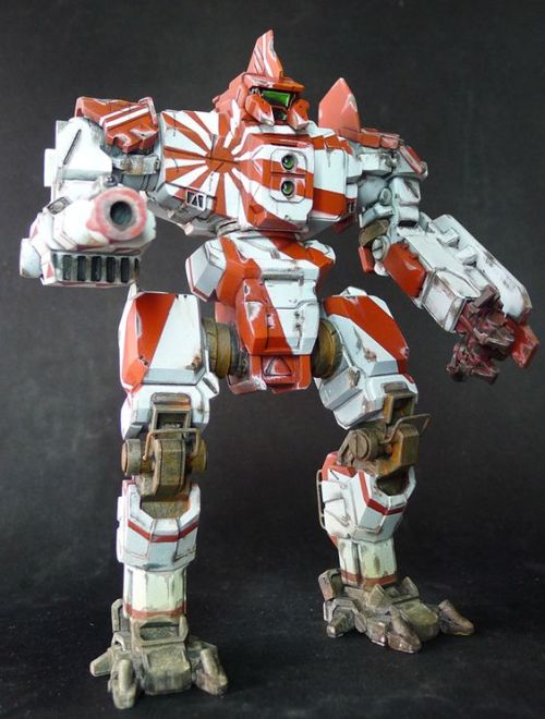 mechaddiction:  March 2012 - Scratch built all pressure cast resin large scale (16cm) MW4 Osiris model #mecha – https://www.pinterest.com/pin/429108670738063979/