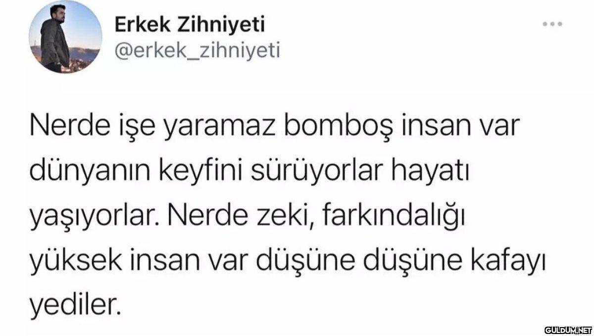 Erkek Zihniyeti...