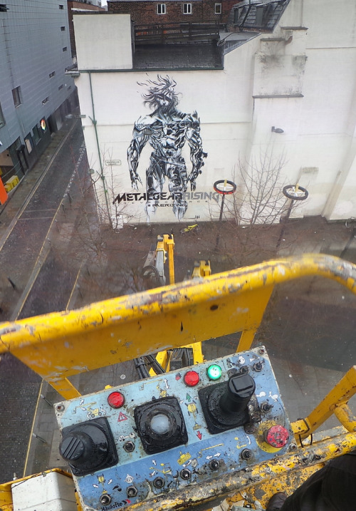vgprintads: “Metal Gear Rising: Revengeance - ‘Raiden Murals’” [Photo Set of Street Art Murals, UK] 