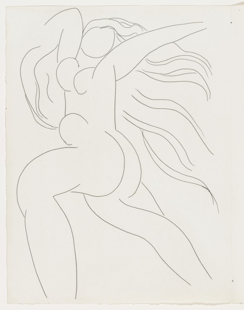 artist-matisse: Le Guignon (Jinx) (plate, page 8) from Poésies (Poems), Henri Matisse, 1932, MoMA: D