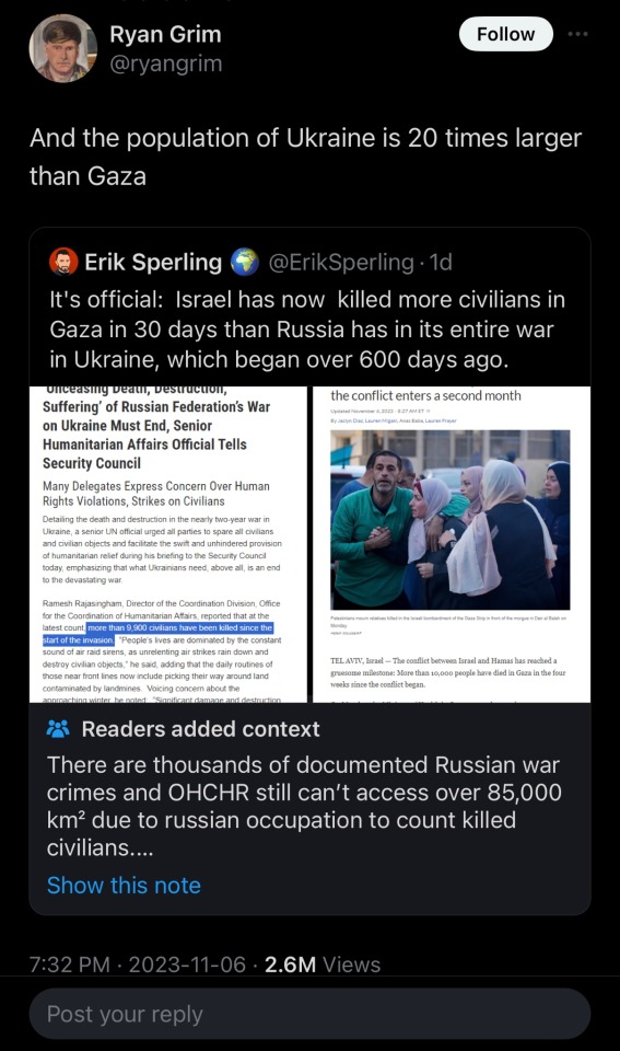 I Love Comparing War Crimes/s