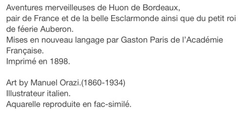 “ HUON, L’ÉPÉE À LA MAIN, SE PRÉCIPITA…”