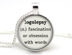 anseanchai:  Definition Pendants for Bibliophiles from CarasBookishCharms 