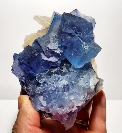 mineraliety: Fluorite can be pretty ridiculous sometimes and here is one of those times captured by 