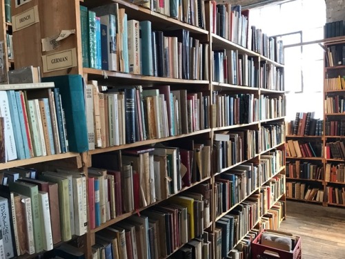 the-forest-library:Spent the afternoon exploring John King Books in Detroit. It’s a four-story wareh