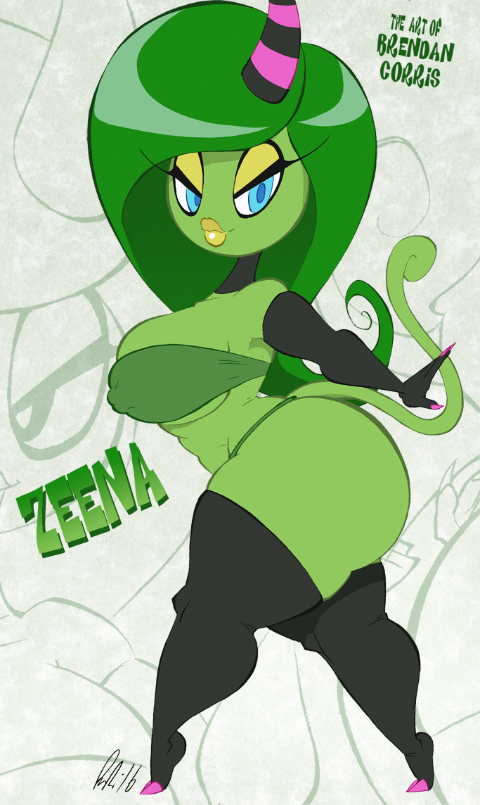 brendancorrism:Here’s a simple series of my favorite Sonic babe, Zeena. Kept the