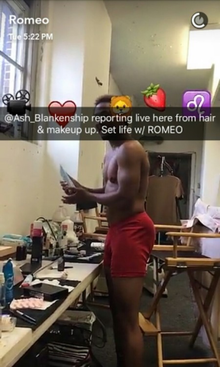 lamarworld:  Romeo Miller booty & bulge
