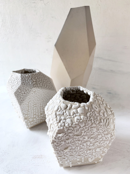 Ceramic vessels by Agnes Ma