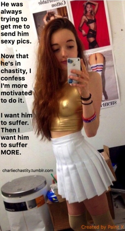 charliechastity:He was always trying to get