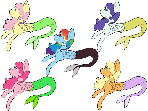 ask-mermare-zamira:  Thank you for following! For the 50(49, as one blog has deleted since I made this) followers picture I decided to do the palette swap with each of my followers. (For those who didn’t/I couldn’t find an OC for, I dedicate either