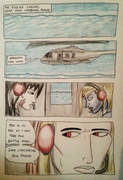 Kate Five vs Symbiote comic Page 96  Return
