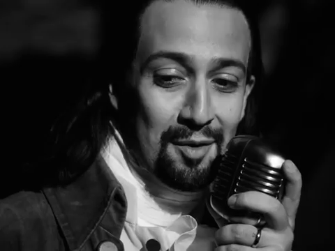 owlsii:a collection of gifs in which lin-manuel miranda grips the microphone very handsomely