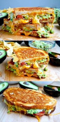 greatfoods:  Bacon Guac Grilled Cheese via