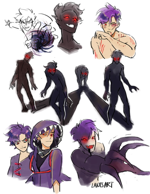 Drawing dumps of my two OCs Rich and Gerald (only the third image is of Gerald)I’m also participatin