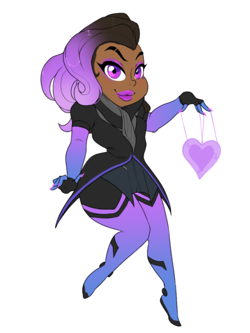 Never drew Sombra before, thought I would take the opportunity!