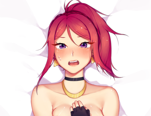 finally finished dakimakura of my wifey hehe m(*-ω-)mthe second side is nsfw and tumblr fucking SUCK
