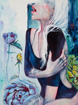 artagainstsociety:   In Her Garden by Tanya