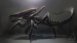 cosmicpowernap:  adhesivesandscrap:  cosmicpowernap:  adhesivesandscrap:  dcjosh:  ayellowbirds:  fuckyeahxenomorphs:  aliensandpredators:  koryface:  What would happen if a Xenomorph facehugger got ahold of a Warrior Bug from Starship Troopers? Maybe